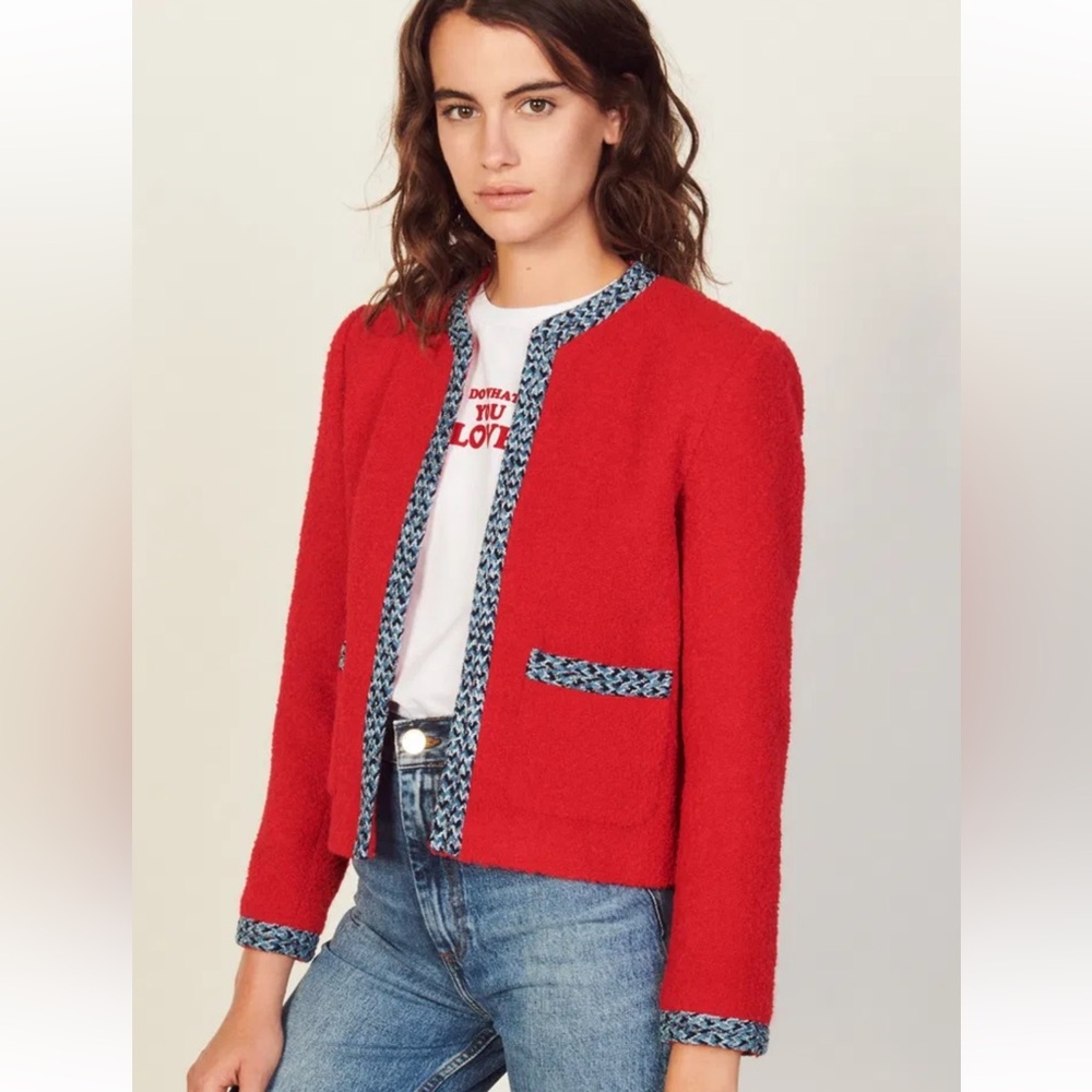 Sandro Tweed Jacket